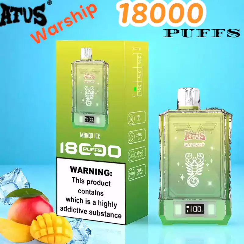 ATVS Warship 18000 Puffs Langanhaltender Genuss mit Vielfalt