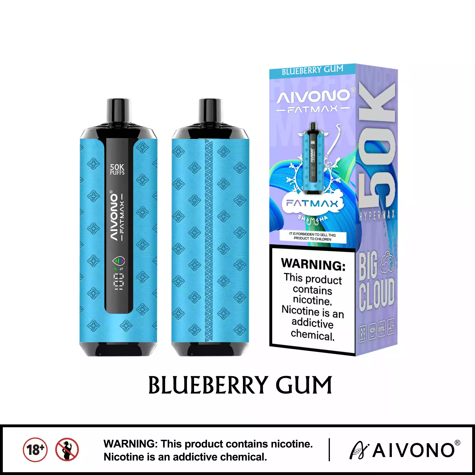 Aivono AIM FATMAX 50000 Puffs 50K Züge Mesh-Coil 30ml E-Liquid