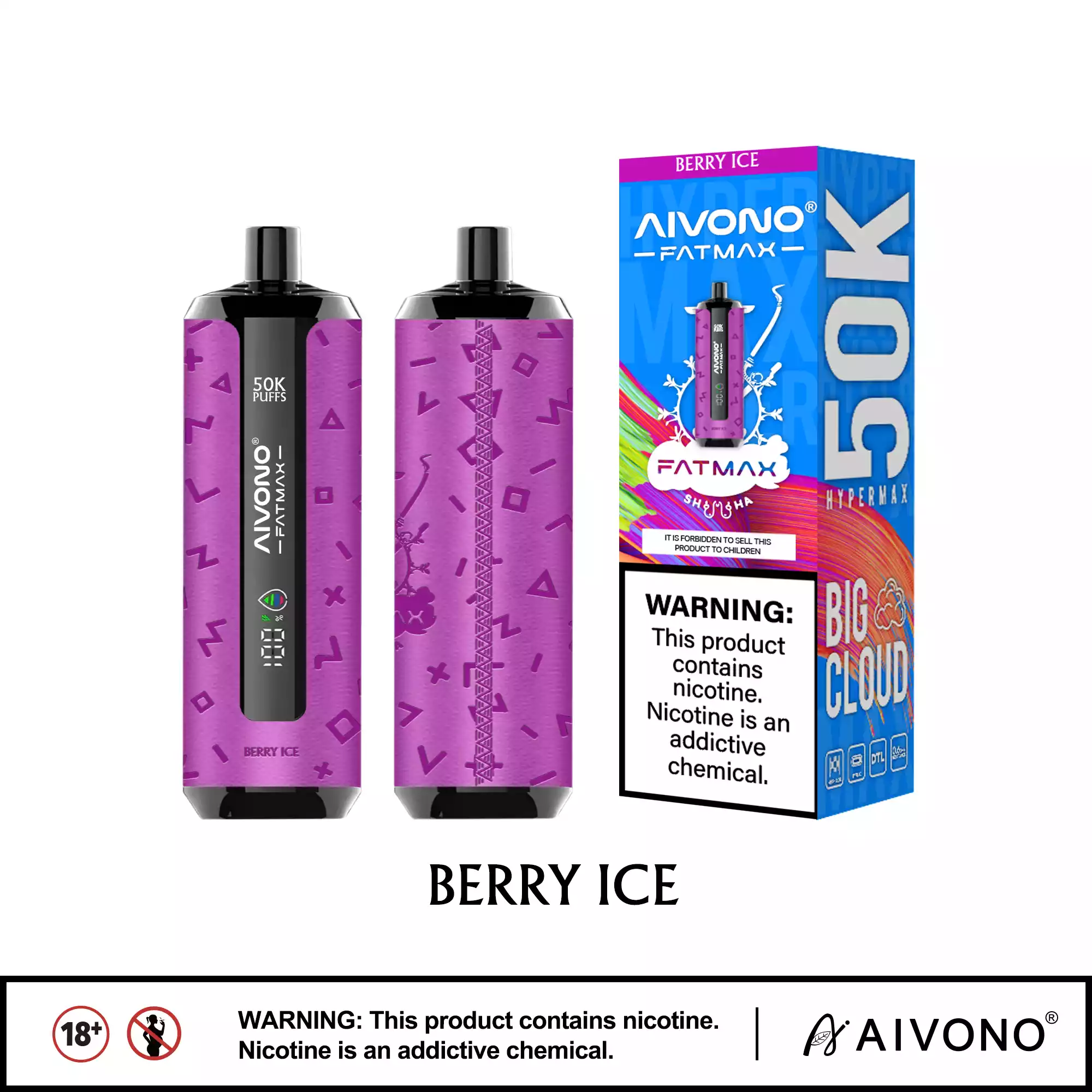 Aivono AIM FATMAX 50000 Puffs 50K Züge Mesh-Coil 30ml E-Liquid