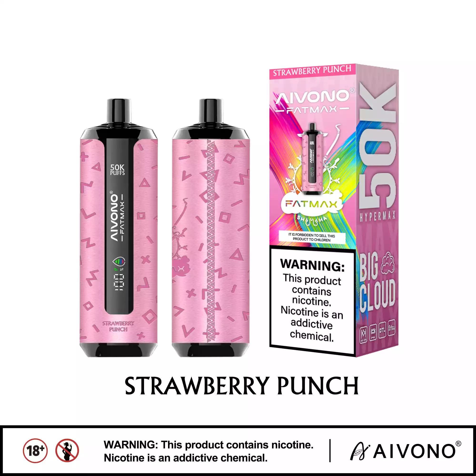Aivono AIM FATMAX 50000 Puffs 50K Züge Mesh-Coil 30ml E-Liquid