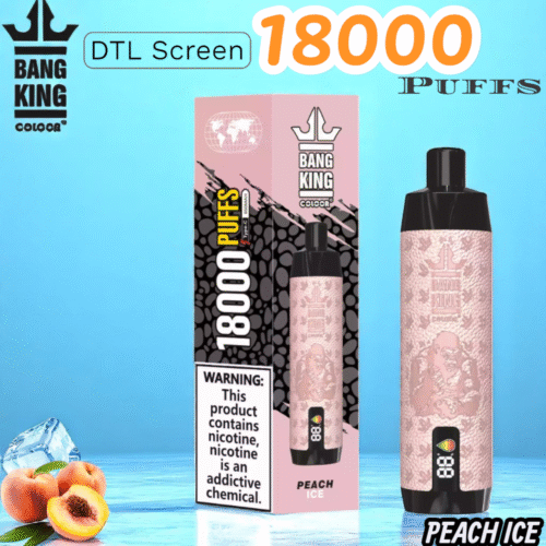 BANG 18000 Puffs DTL Screen Langlebiger Einweg-Vape mit 18.000 Zügen