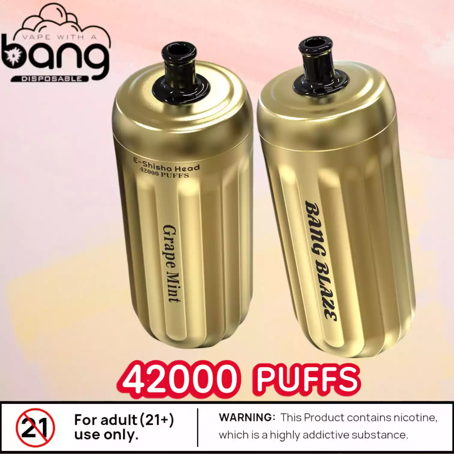 BANG 42000 Puffs Blaze Langanhaltendes und aromatisches Vape-Erlebnis