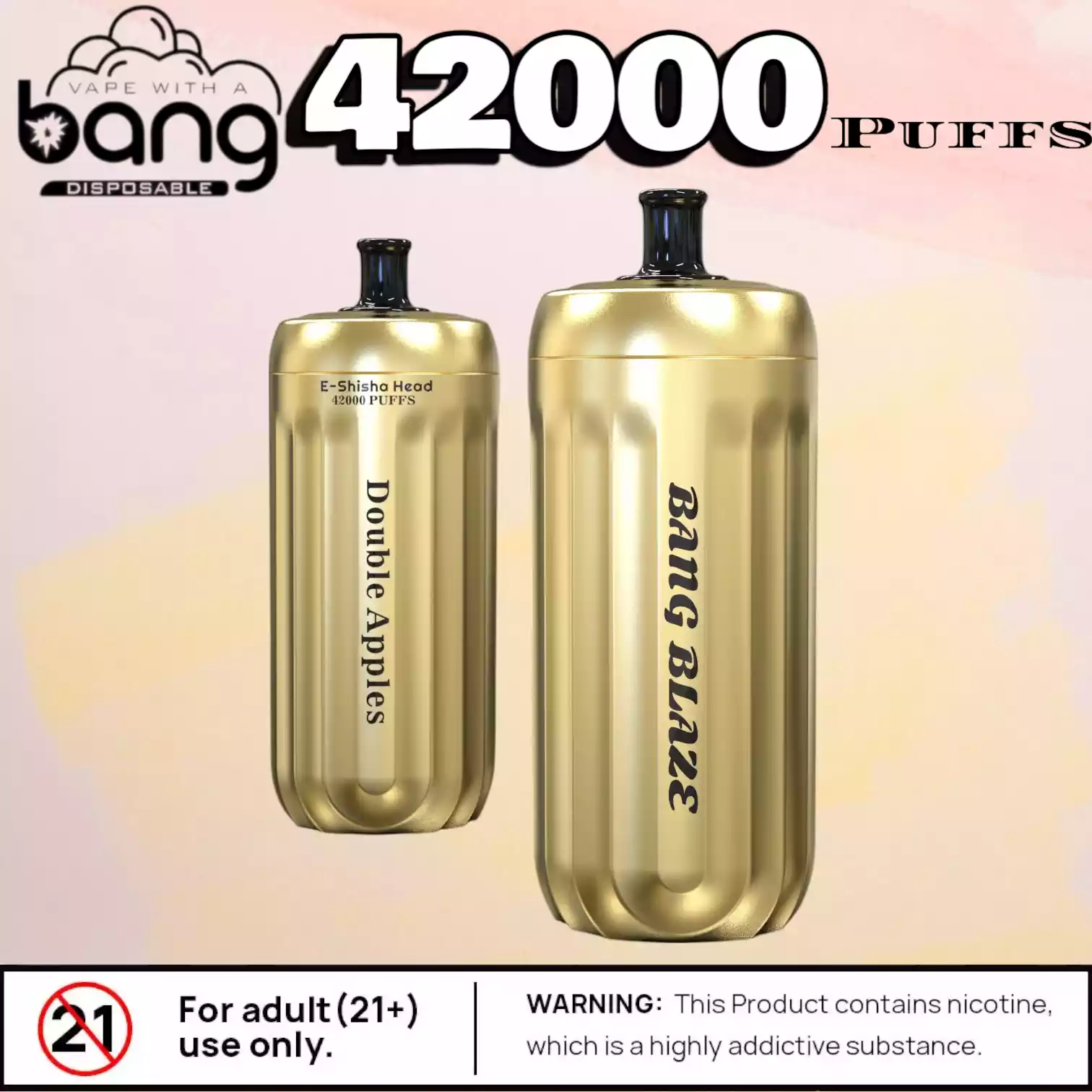 BANG 42000 Puffs Blaze Langanhaltendes und aromatisches Vape-Erlebnis