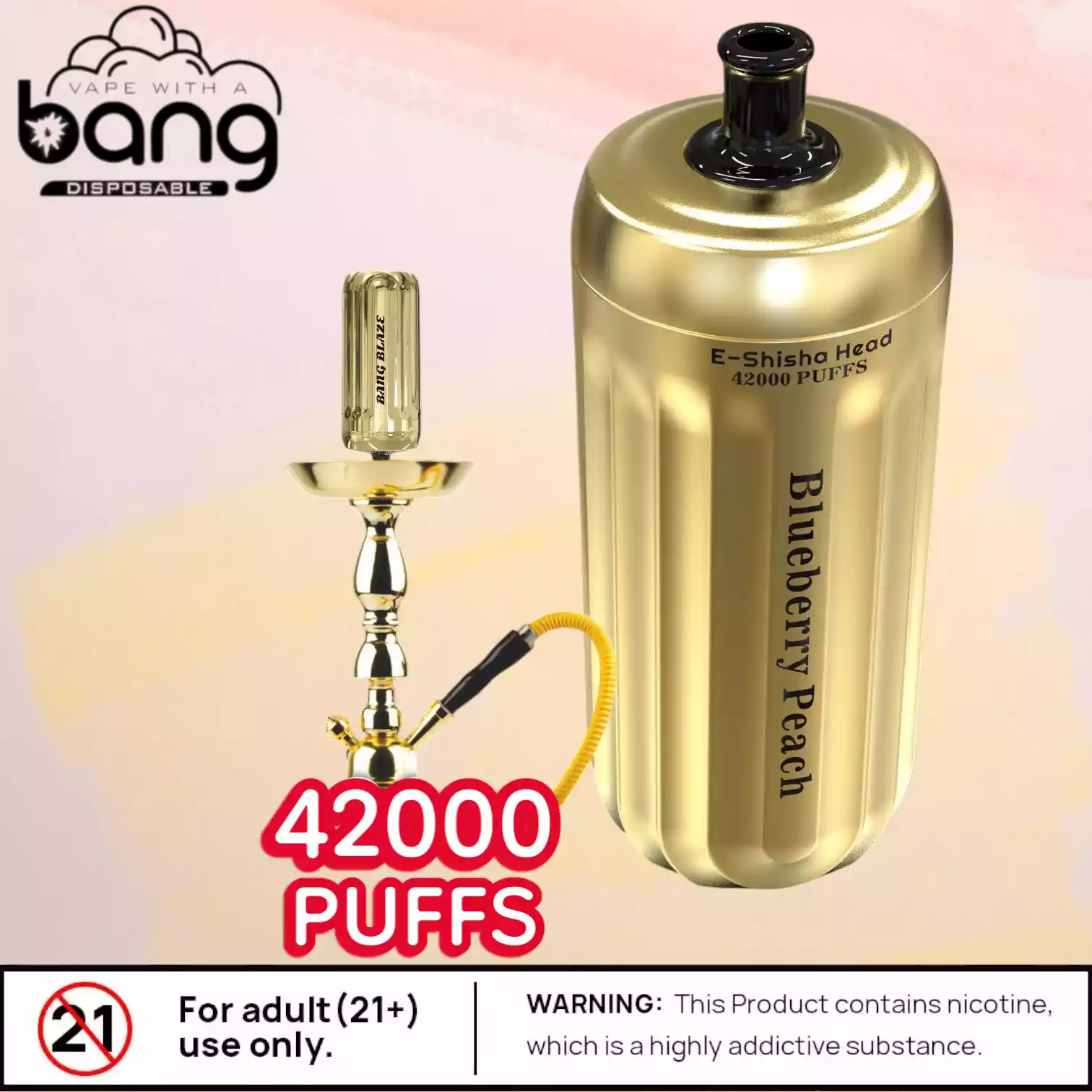 BANG 42000 Puffs Blaze Langanhaltendes und aromatisches Vape-Erlebnis