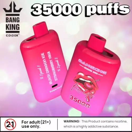 BANG KING 35000 Puffs B35K DUO Langlebig Aromatisch & Leistungsstark