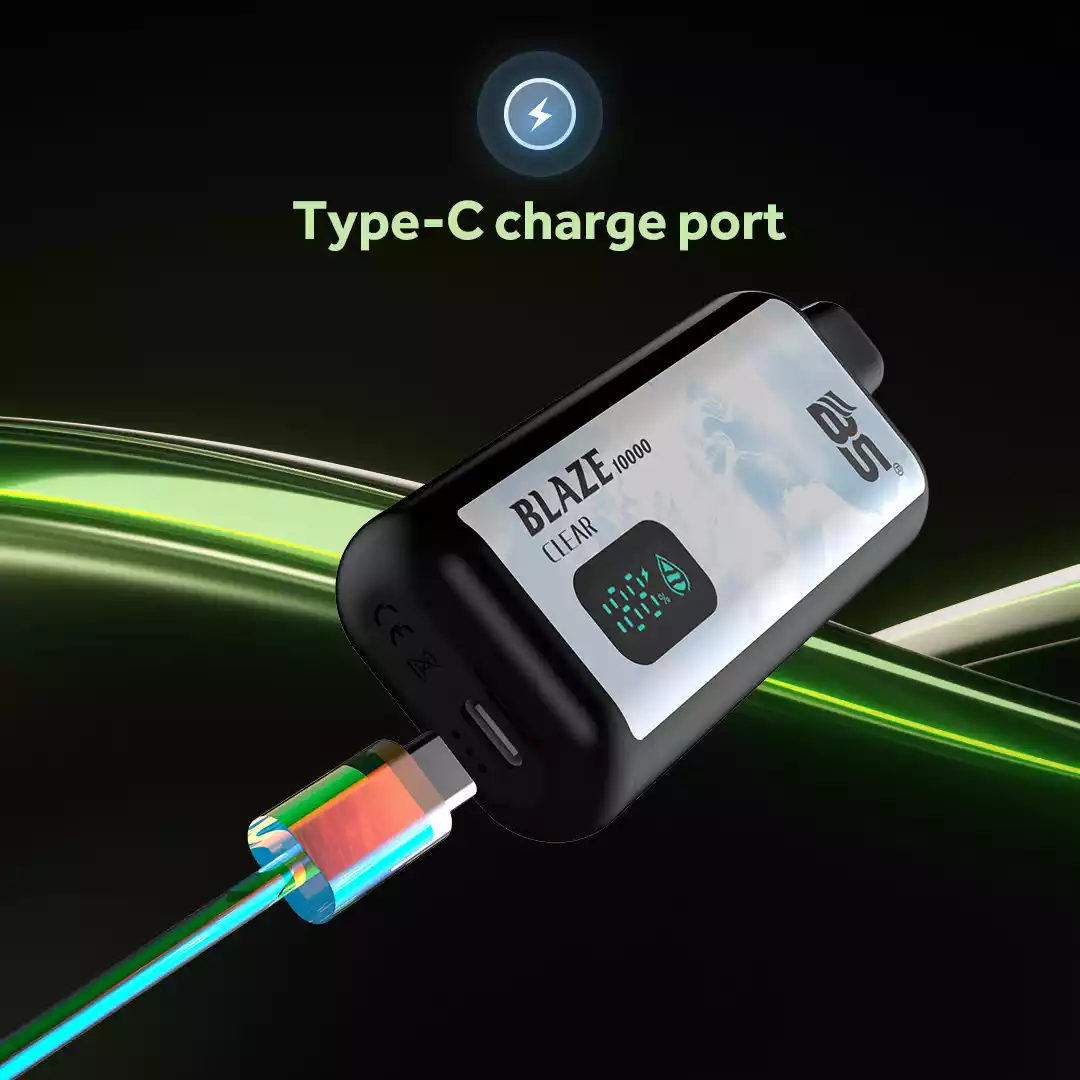 BREZE BS BLAZE 10000 Puffs Langes Dampfen mit Mesh Coil