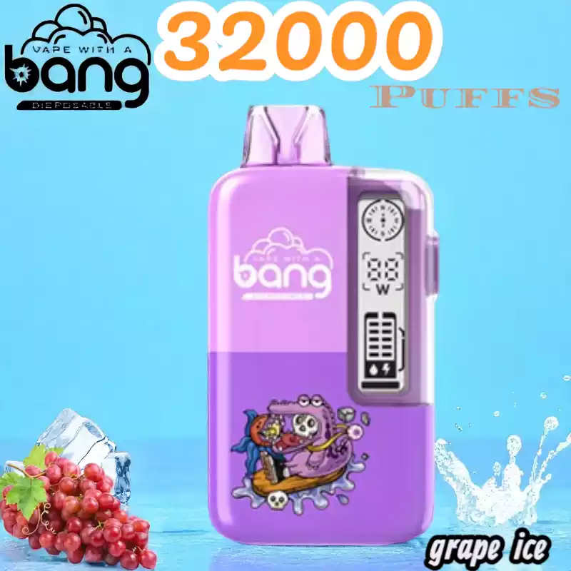 Bang 32000 Puffs Langlebiger Einweg-Vape mit 32ml Liquid