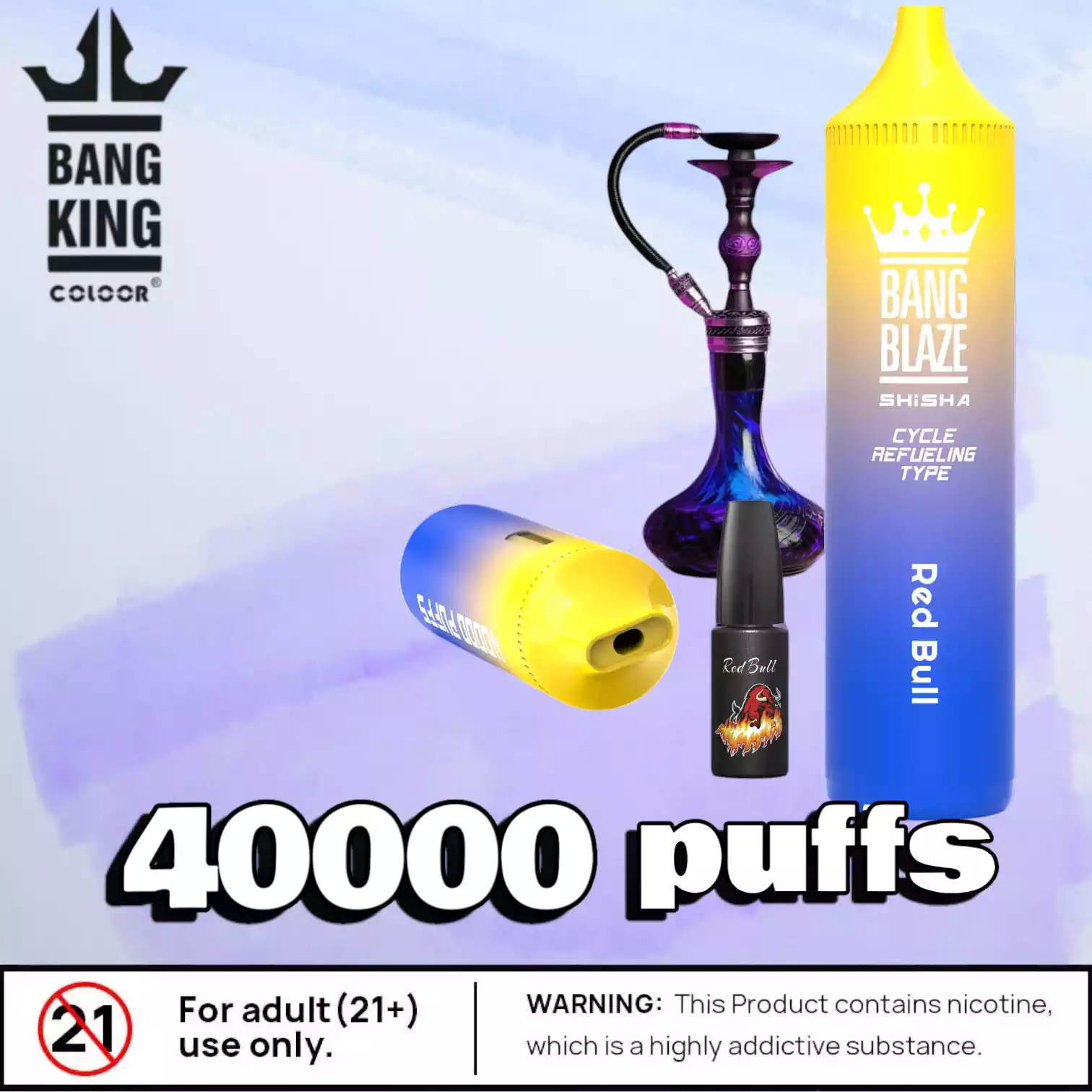 Bang Blaze 40000 Puffs Langlebiger Vape mit 12 Geschmacksrichtungen