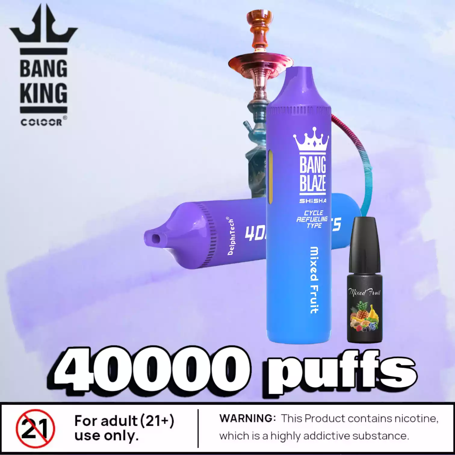 Bang Blaze 40000 Puffs Langlebiger Vape mit 12 Geschmacksrichtungen