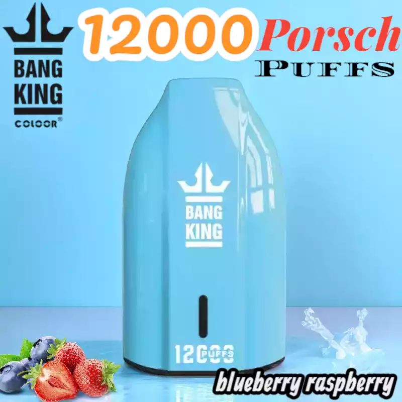 Bang King 12000 Porsche Puffs Langlebiger Einweg-Vape mit 12ml Liquid