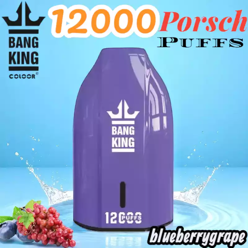 Bang King 12000 Porsche Puffs Langlebiger Einweg-Vape mit 12ml Liquid