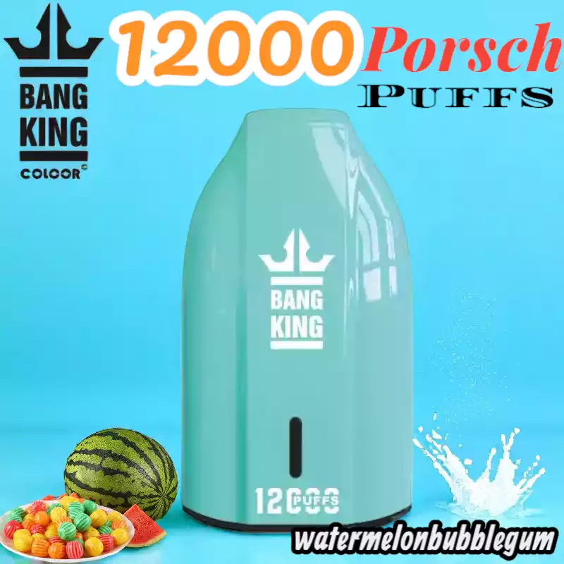 Bang King 12000 Porsche Puffs Langlebiger Einweg-Vape mit 12ml Liquid