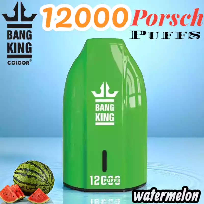 Bang King 12000 Porsche Puffs Langlebiger Einweg-Vape mit 12ml Liquid