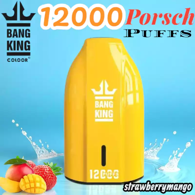Bang King 12000 Porsche Puffs Langlebiger Einweg-Vape mit 12ml Liquid