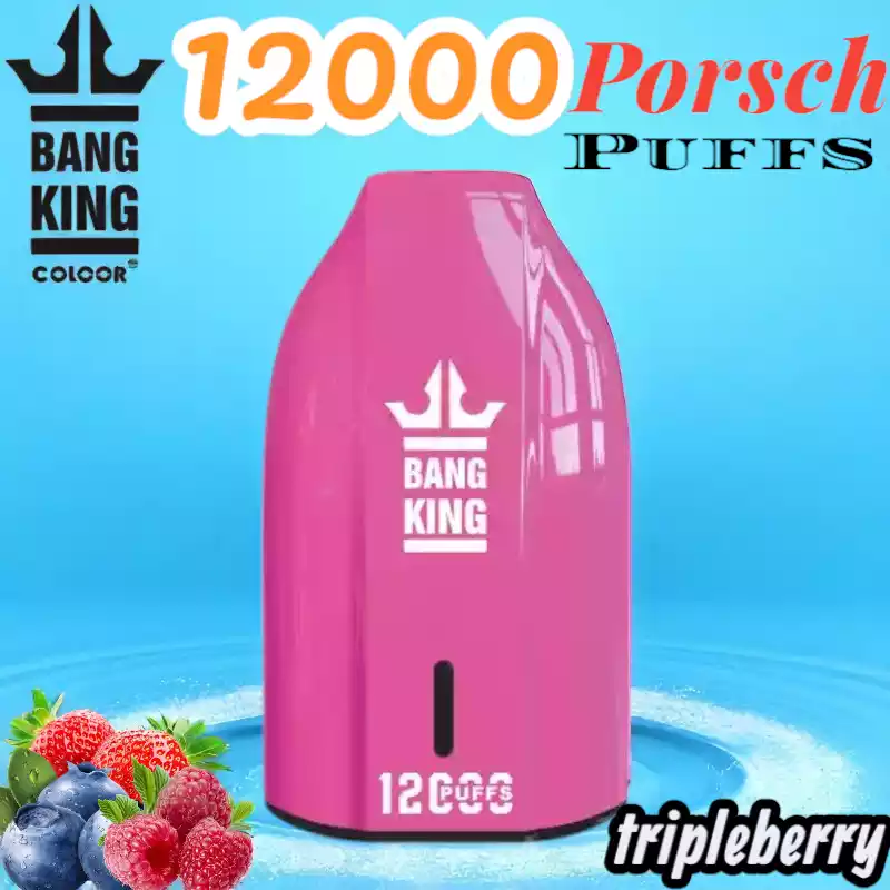 Bang King 12000 Porsche Puffs Langlebiger Einweg-Vape mit 12ml Liquid