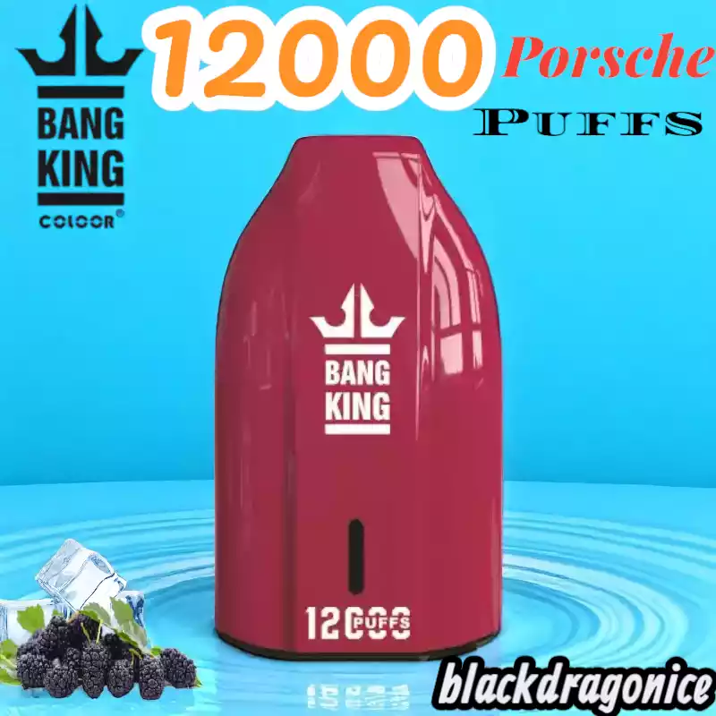 Bang King 12000 Porsche Puffs Langlebiger Einweg-Vape mit 12ml Liquid