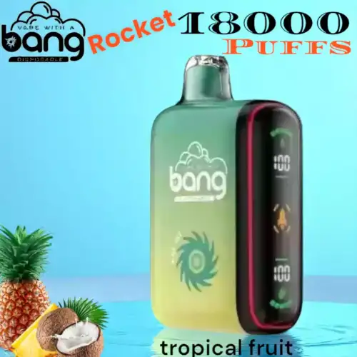 Bang Rocket 18000 Puffs Langlebiger Einweg-Vape mit 12 Aromen
