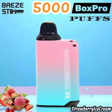 Breze Stiik Box Pro 5000 Puffs Perfektes Dampfen mit Mesh Coil