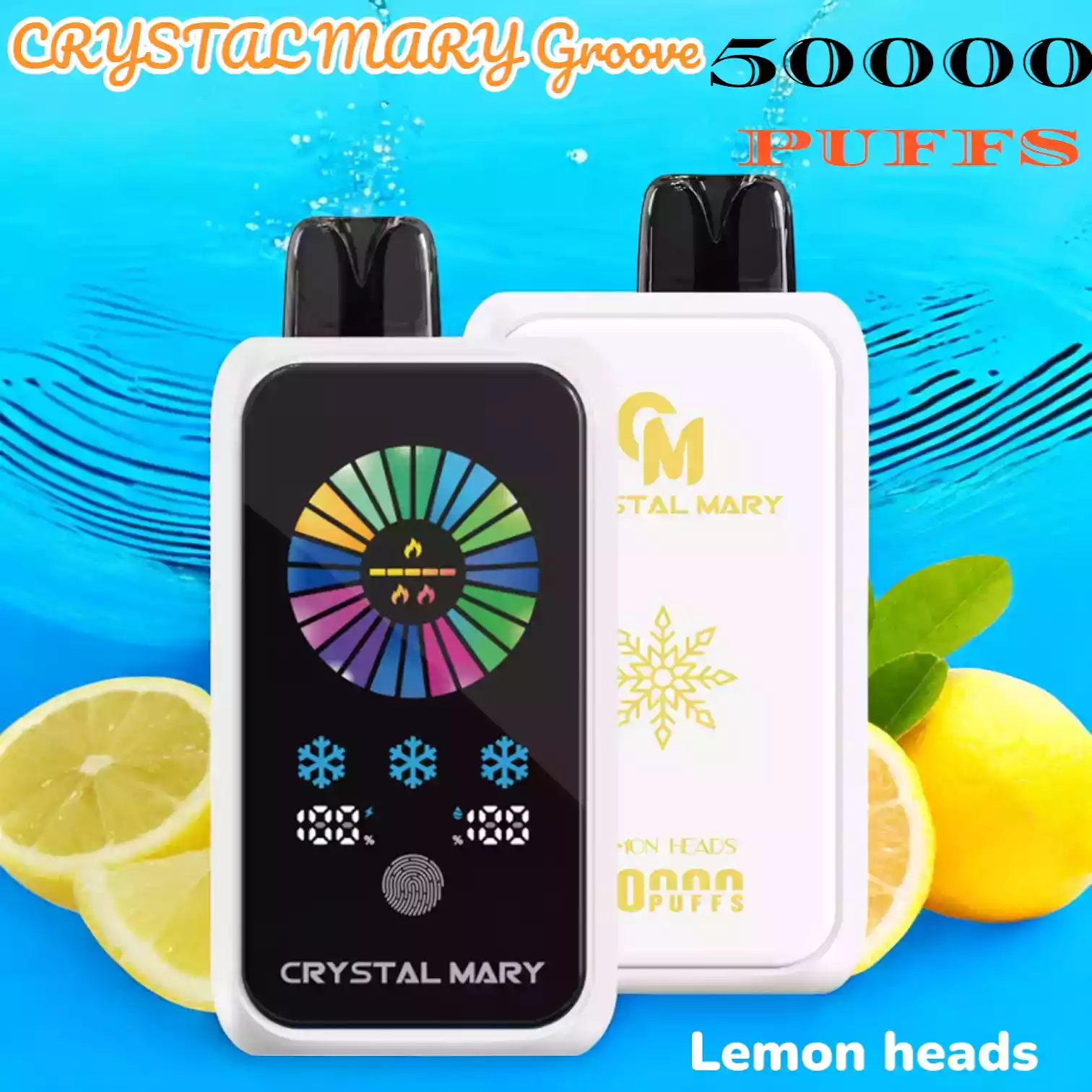 CRYSTAL MARY Groove 50000 PUFFS 50K Züge Dual Mesh Coil anpassbar – Bild 9