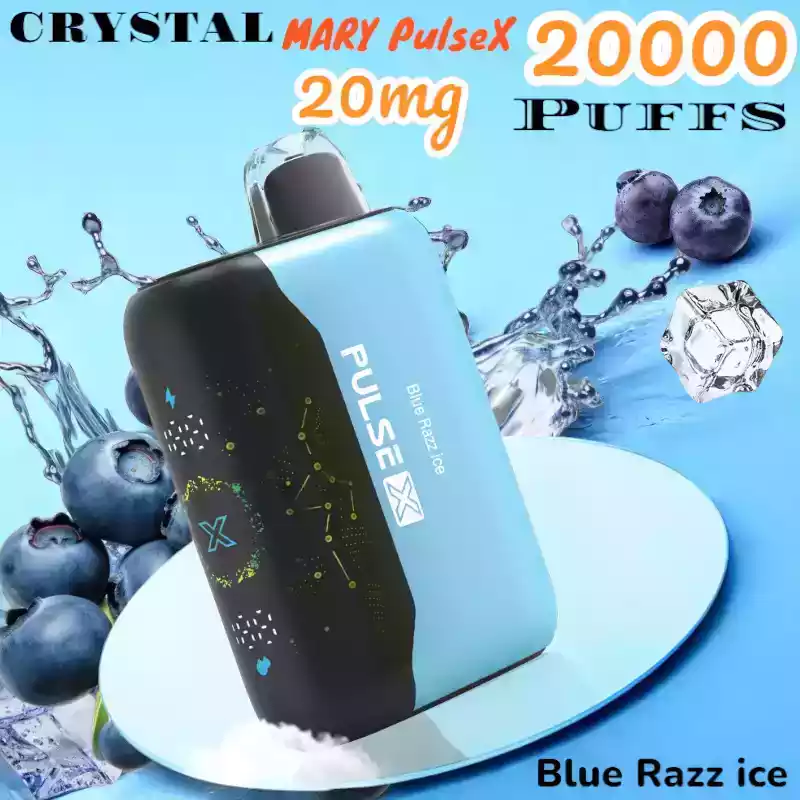 CRYSTAL MARY PulseX 20mg 20000 PUFFS 20K Züge Dual Mesh Coil