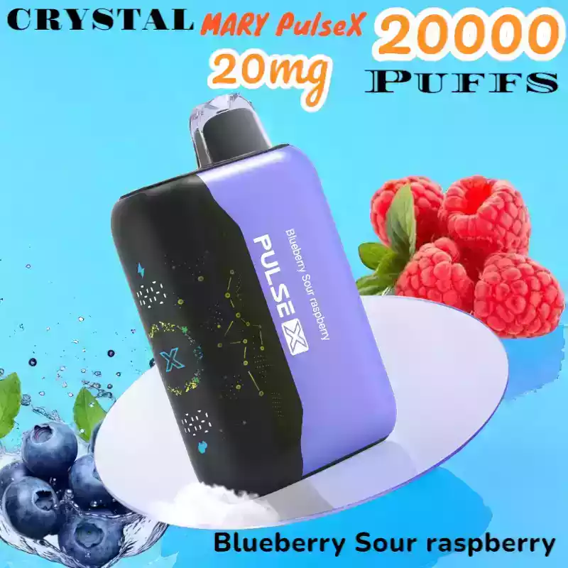 CRYSTAL MARY PulseX 20mg 20000 PUFFS 20K Züge Dual Mesh Coil