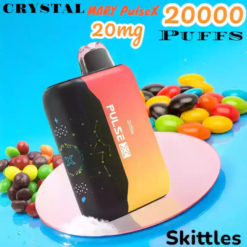 CRYSTAL MARY PulseX 20mg 20000 PUFFS 20K Züge Dual Mesh Coil