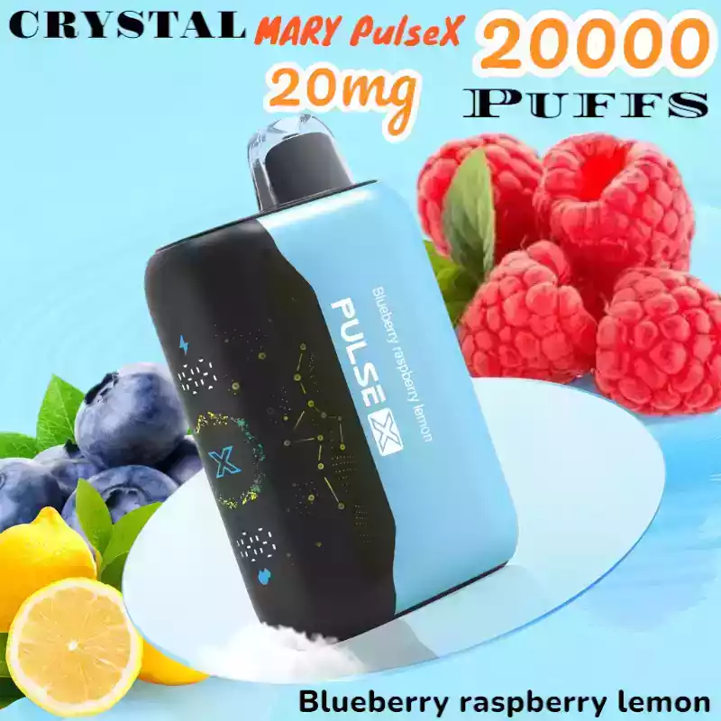 CRYSTAL MARY PulseX 20mg 20000 PUFFS 20K Züge Dual Mesh Coil