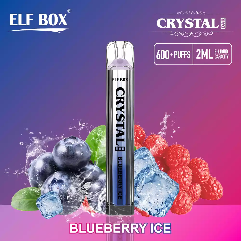 ELF BOX CRYSTAL BAR 600 Puffs Kompakt und aromatisch für unterwegs