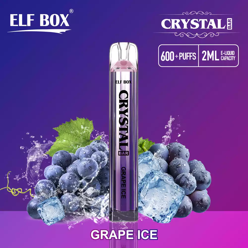 ELF BOX CRYSTAL BAR 600 Puffs Kompakt und aromatisch für unterwegs