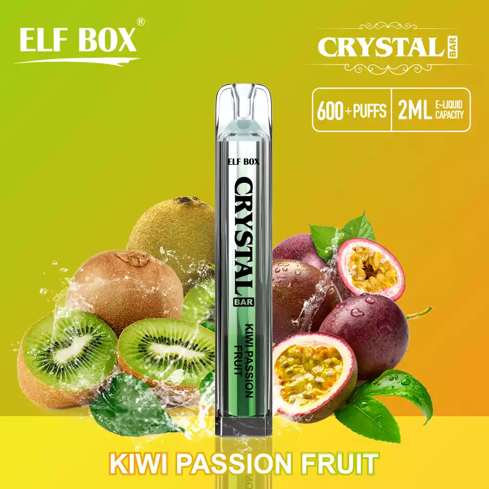 ELF BOX CRYSTAL BAR 600 Puffs Kompakt und aromatisch für unterwegs