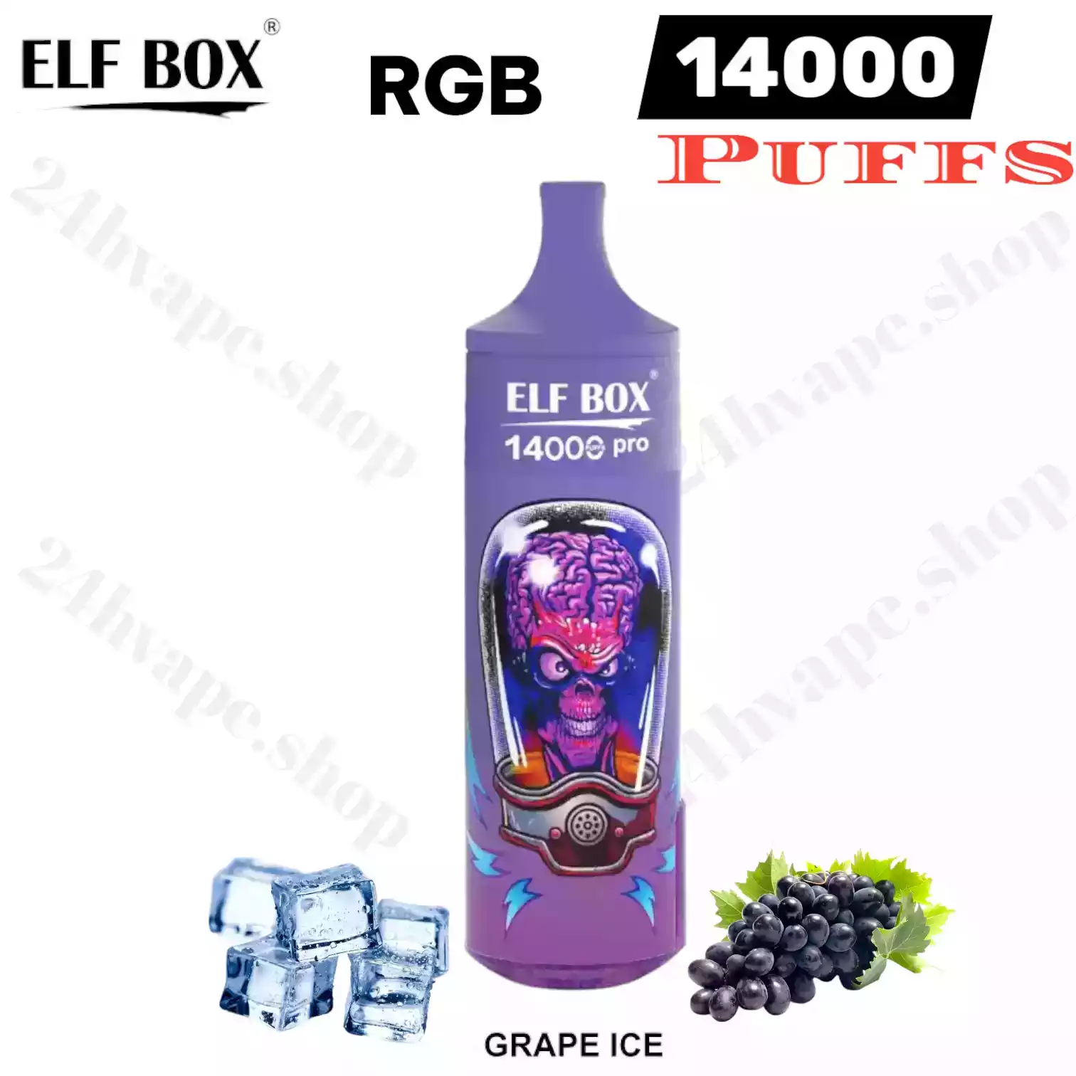 ELF BOX RGB 14000 Puffs Langlebiges Dampfen mit RGB-Lichtern