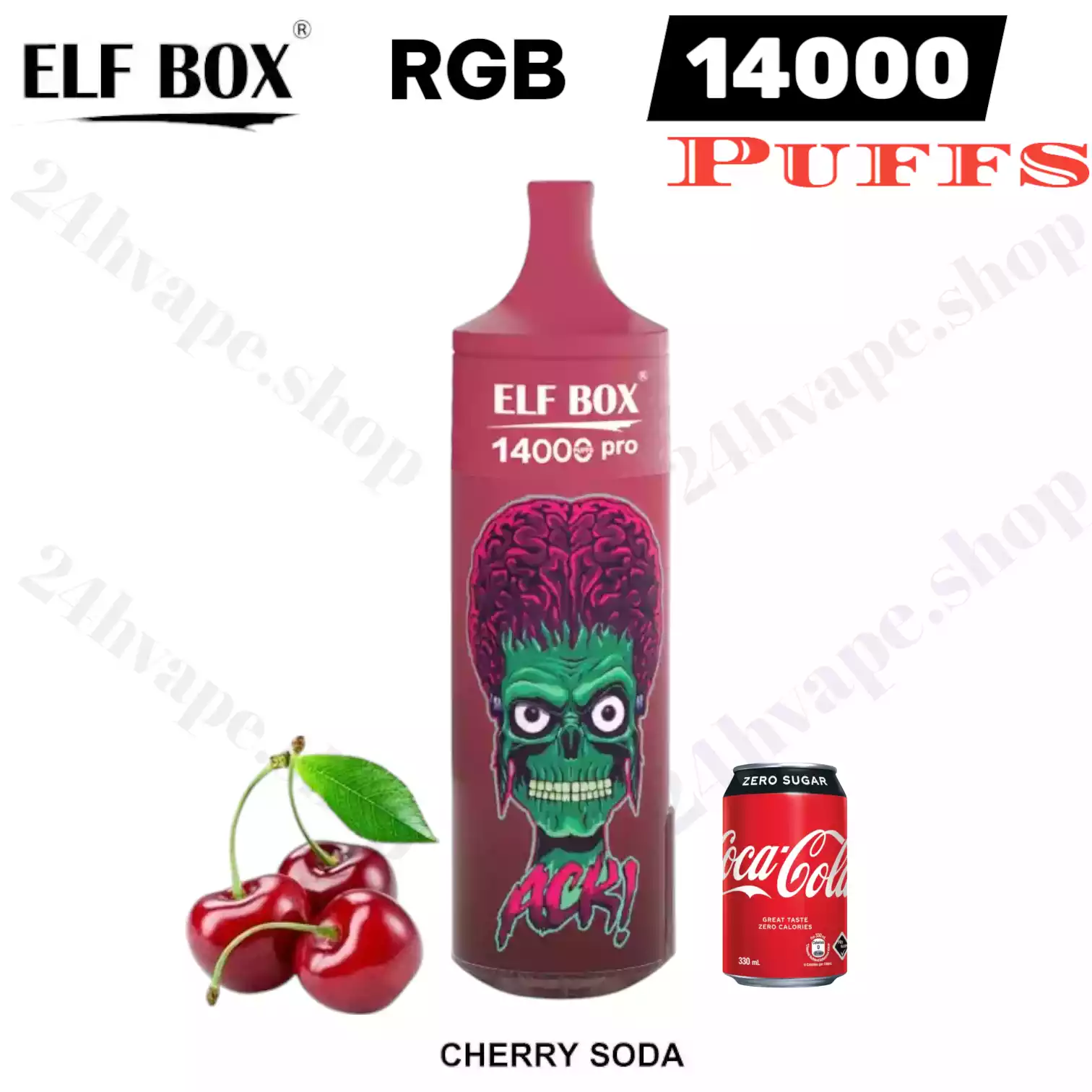 ELF BOX RGB 14000 Puffs Langlebiges Dampfen mit RGB-Lichtern
