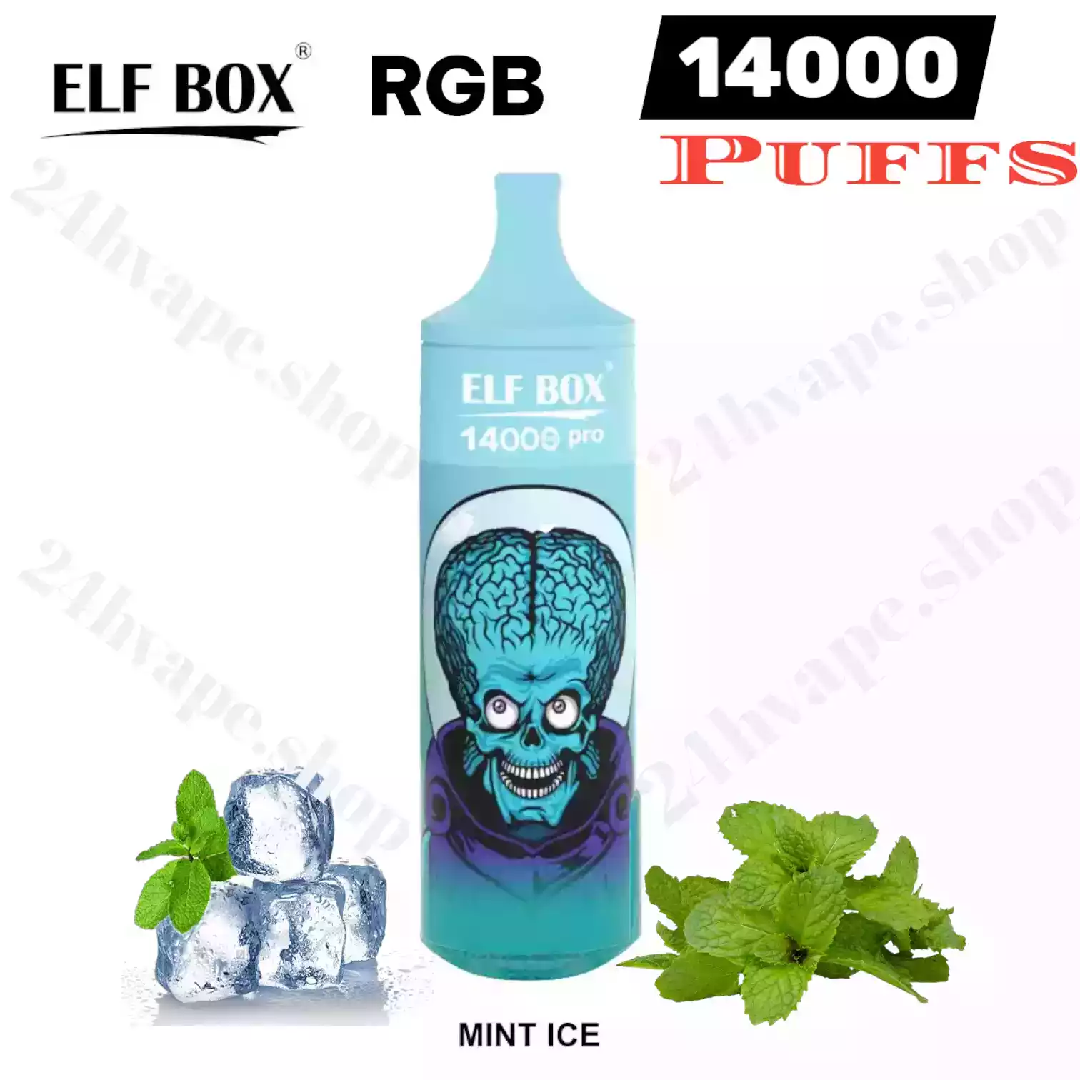 ELF BOX RGB 14000 Puffs Langlebiges Dampfen mit RGB-Lichtern