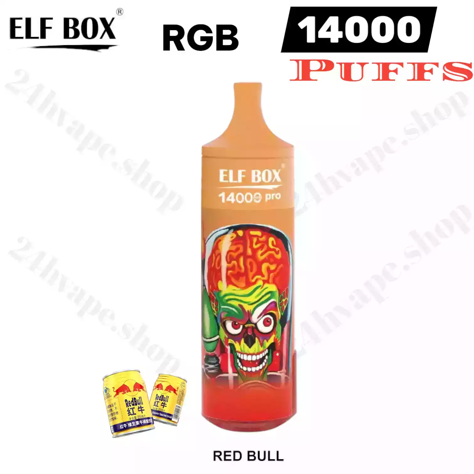 ELF BOX RGB 14000 Puffs Langlebiges Dampfen mit RGB-Lichtern