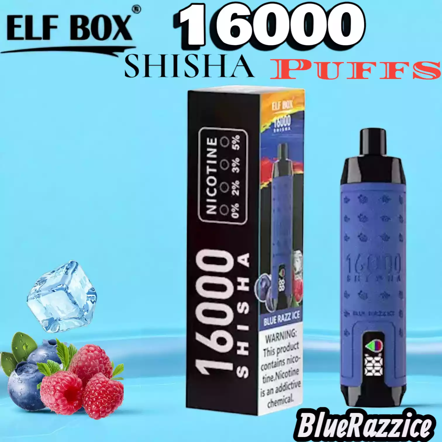ELF BOX SHI SHA 16000 Puffs Langanhaltender Genuss mit 12 Geschmacksrichtungen – Bild 3
