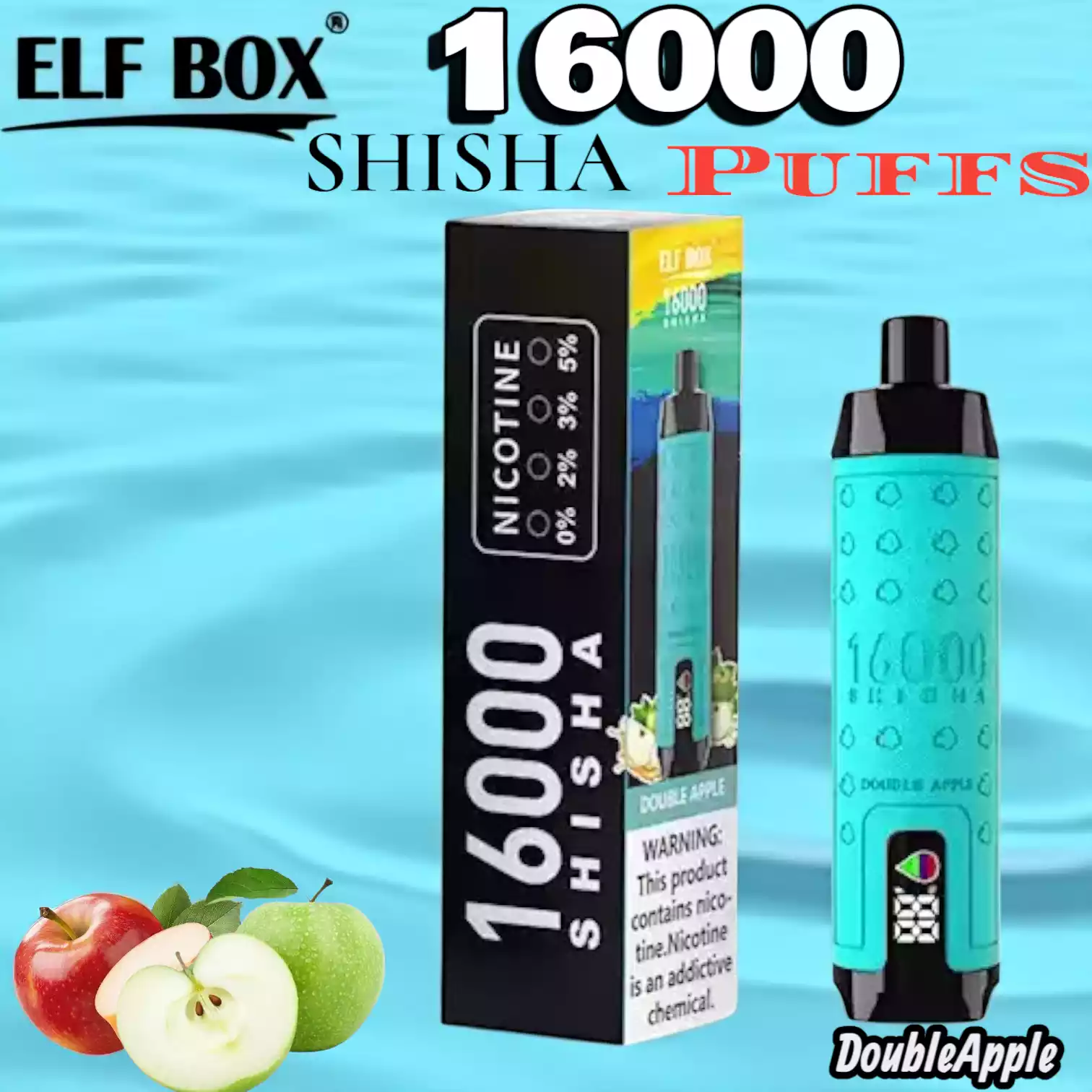 ELF BOX SHI SHA 16000 Puffs Langanhaltender Genuss mit 12 Geschmacksrichtungen