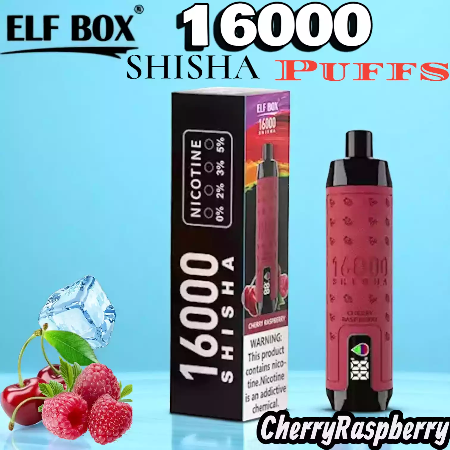 ELF BOX SHI SHA 16000 Puffs Langanhaltender Genuss mit 12 Geschmacksrichtungen