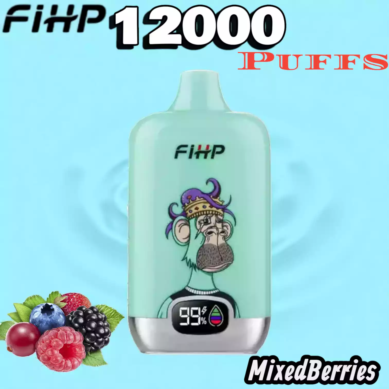 FIHP 12000 Puffs Langlebige Einweg-E-Zigarette mit Mesh-Coil