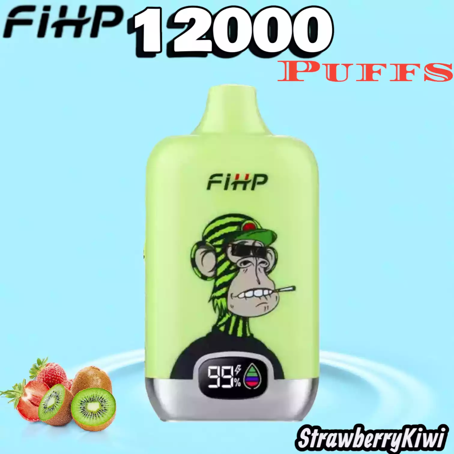FIHP 12000 Puffs Langlebige Einweg-E-Zigarette mit Mesh-Coil