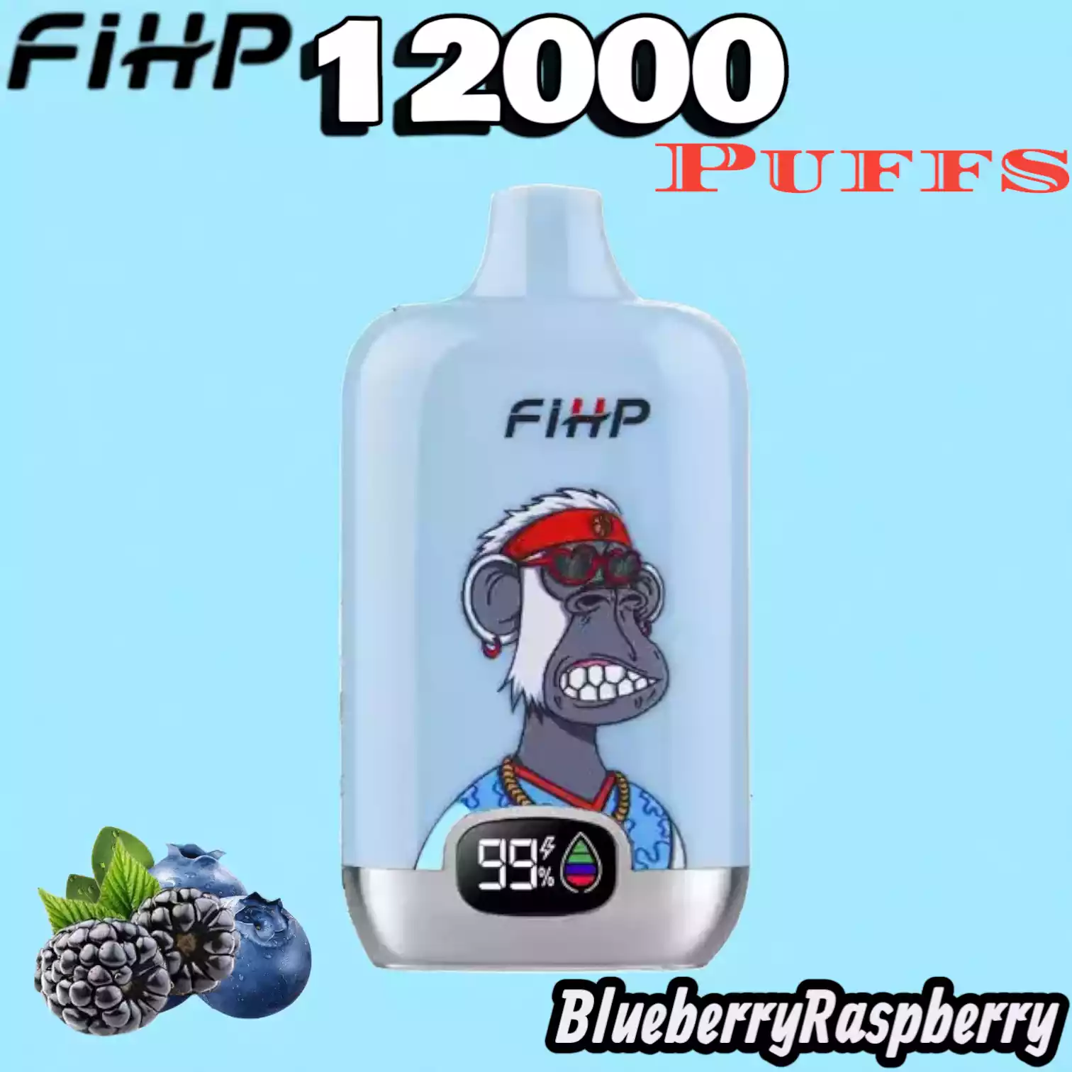 FIHP 12000 Puffs Langlebige Einweg-E-Zigarette mit Mesh-Coil