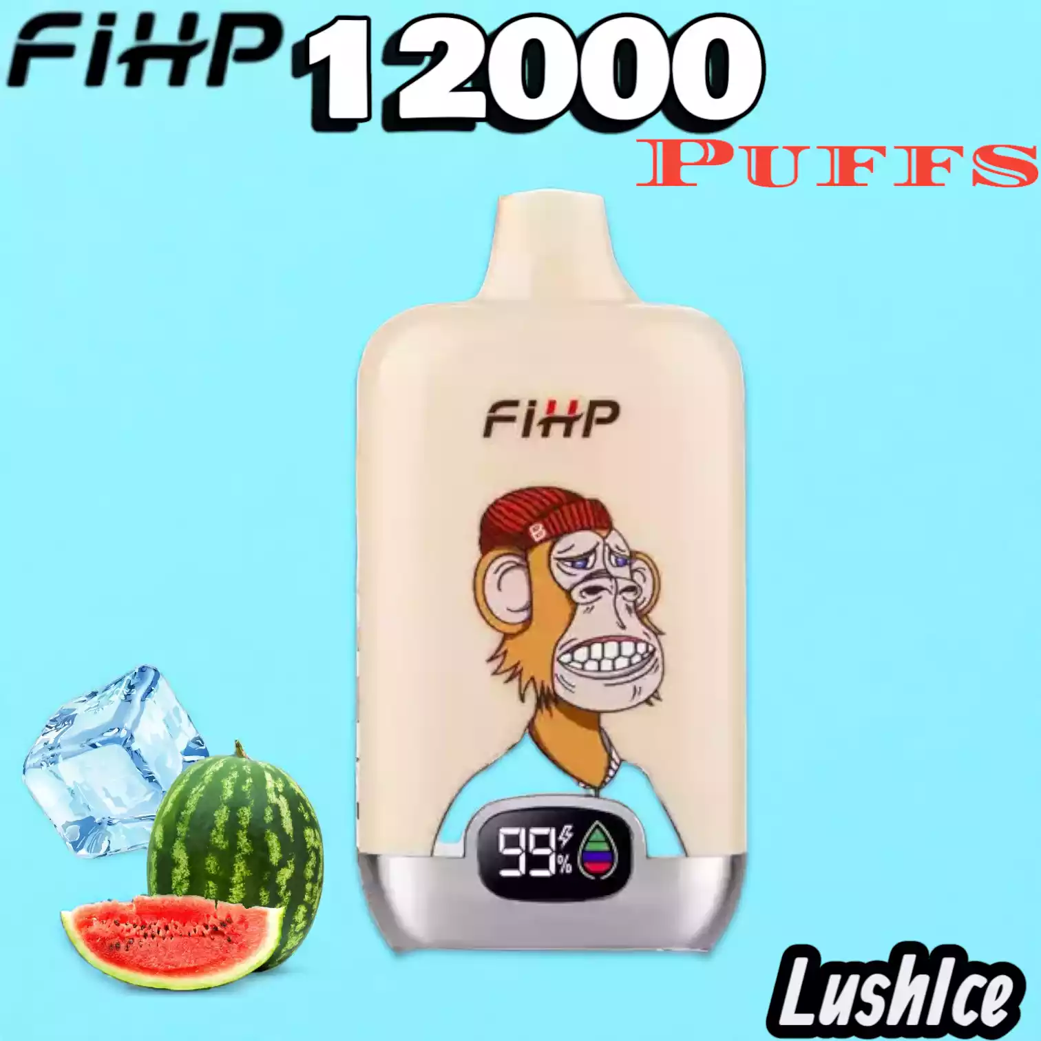FIHP 12000 Puffs Langlebige Einweg-E-Zigarette mit Mesh-Coil