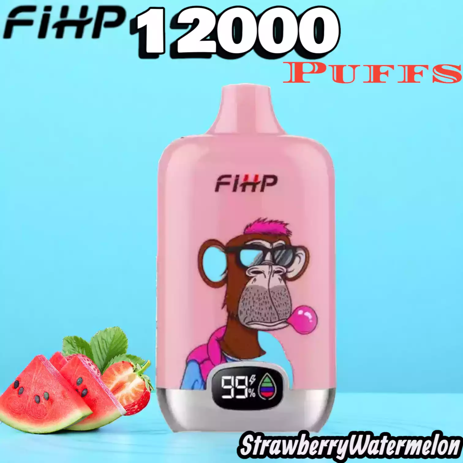 FIHP 12000 Puffs Langlebige Einweg-E-Zigarette mit Mesh-Coil