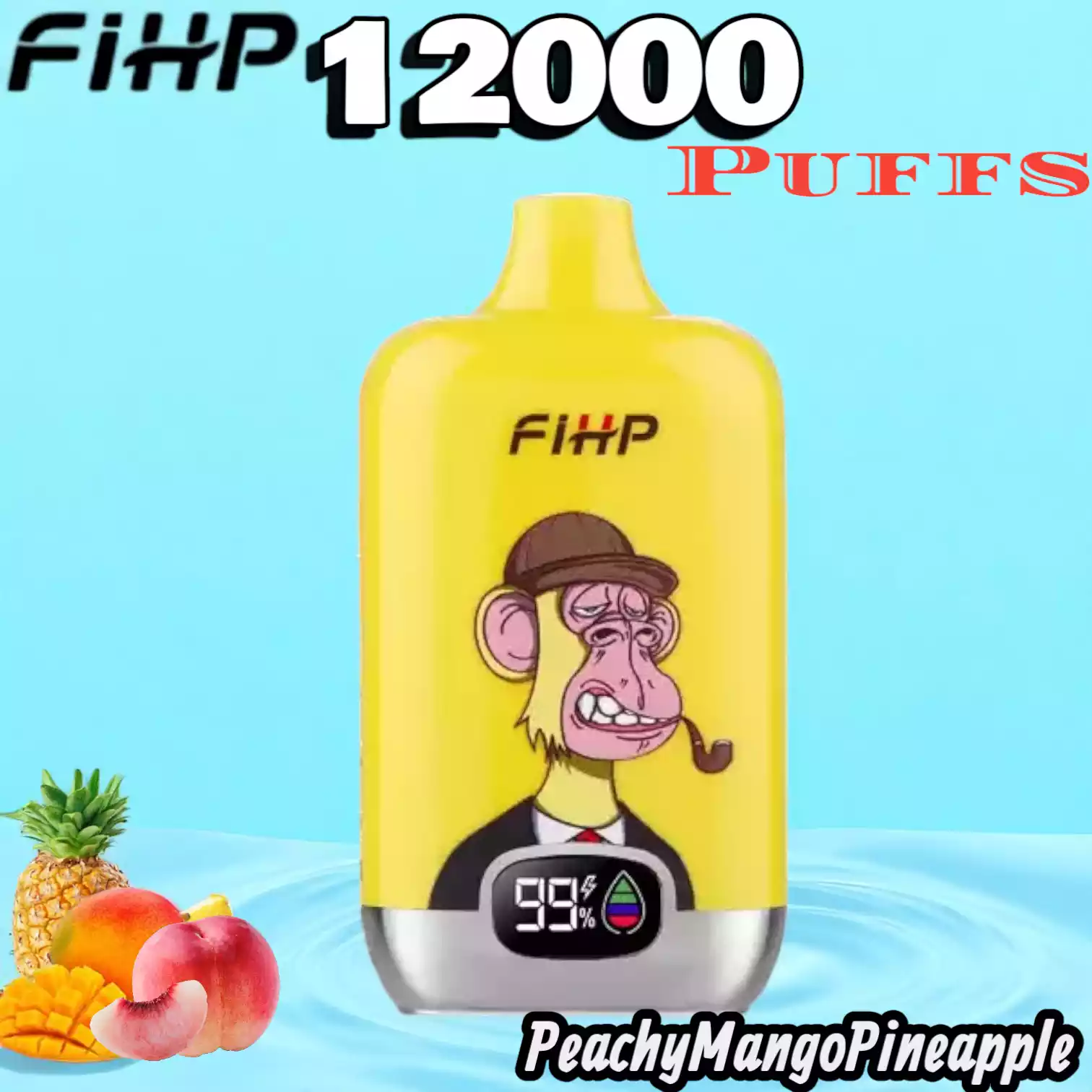 FIHP 12000 Puffs Langlebige Einweg-E-Zigarette mit Mesh-Coil