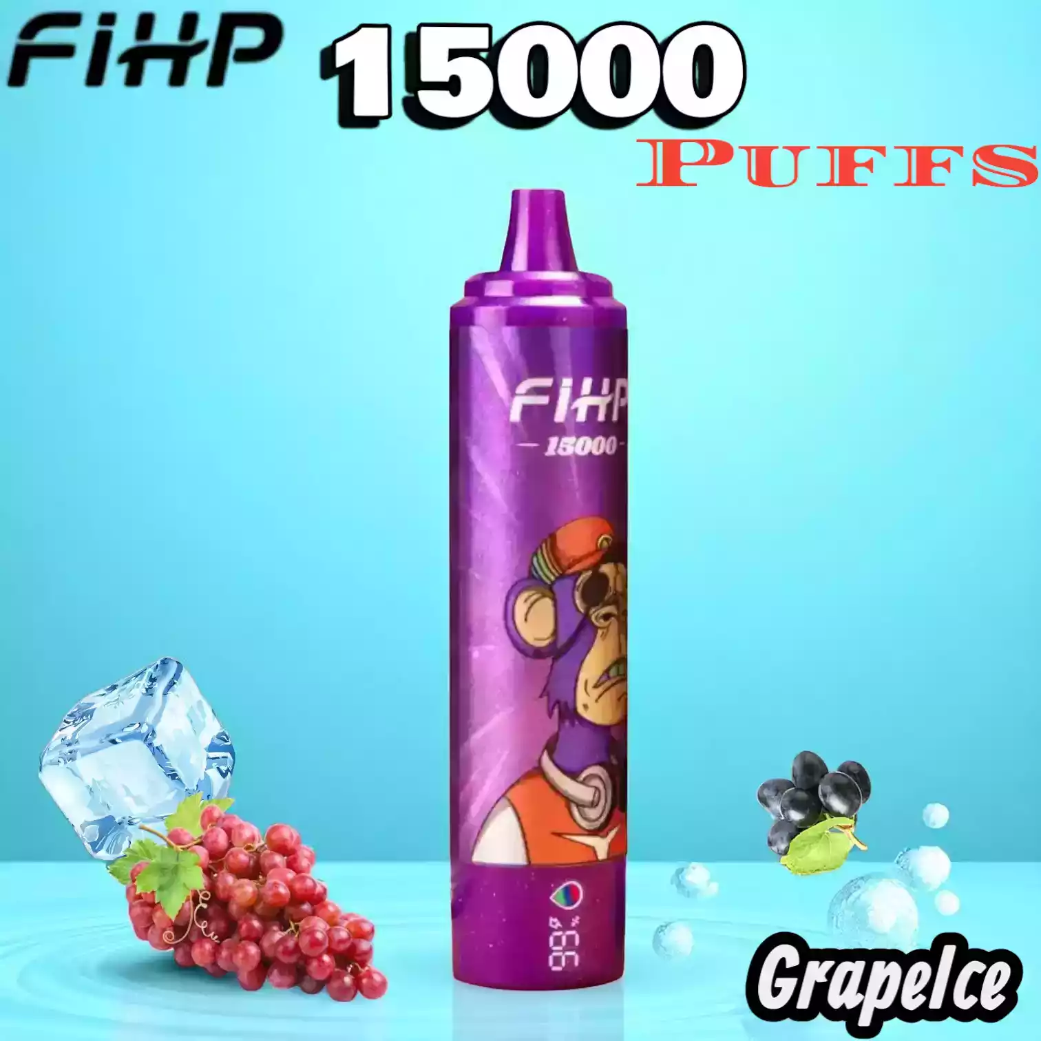 FIHP 15000 Puffs Langlebige Einweg-E-Zigarette mit Mesh-Coil