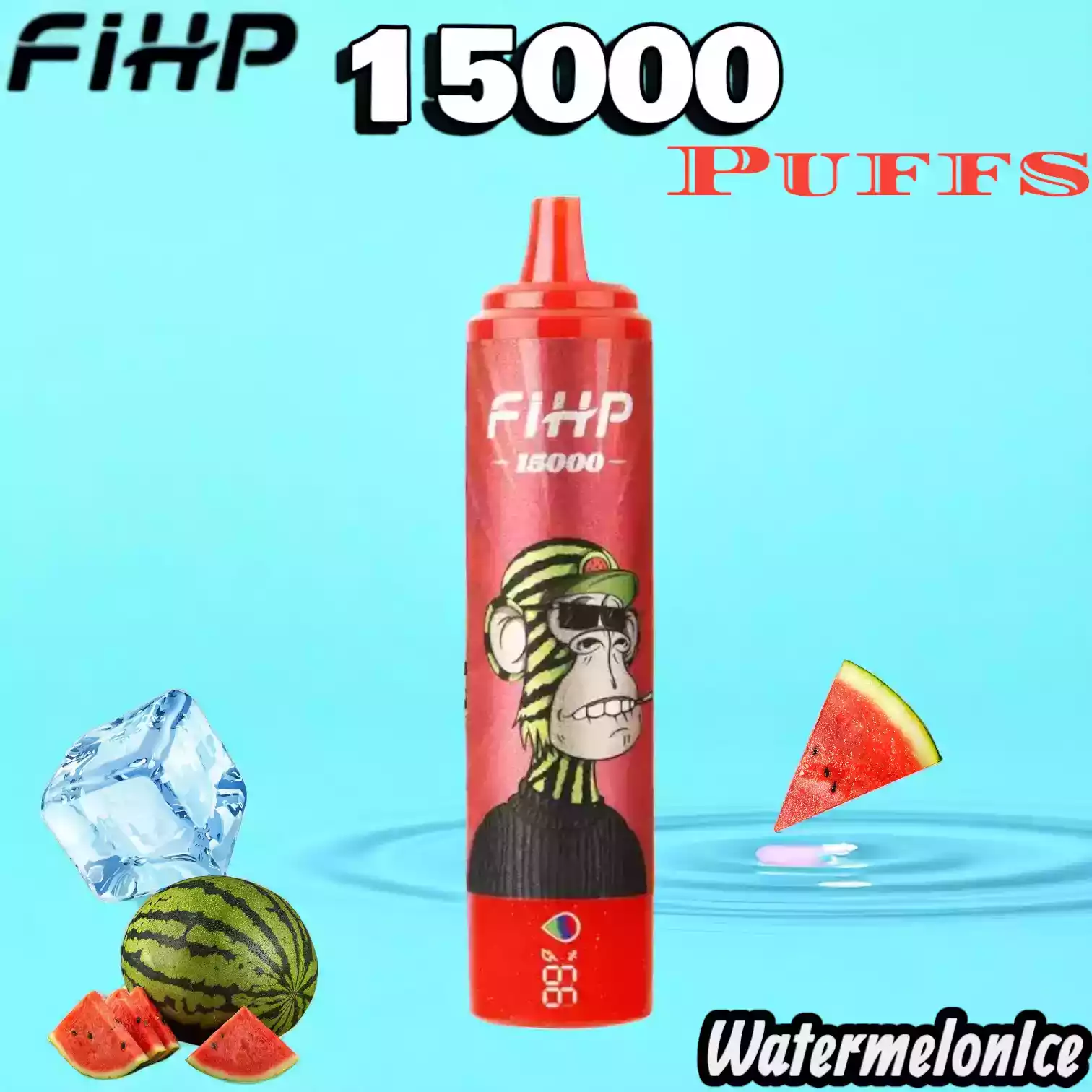 FIHP 15000 Puffs Langlebige Einweg-E-Zigarette mit Mesh-Coil