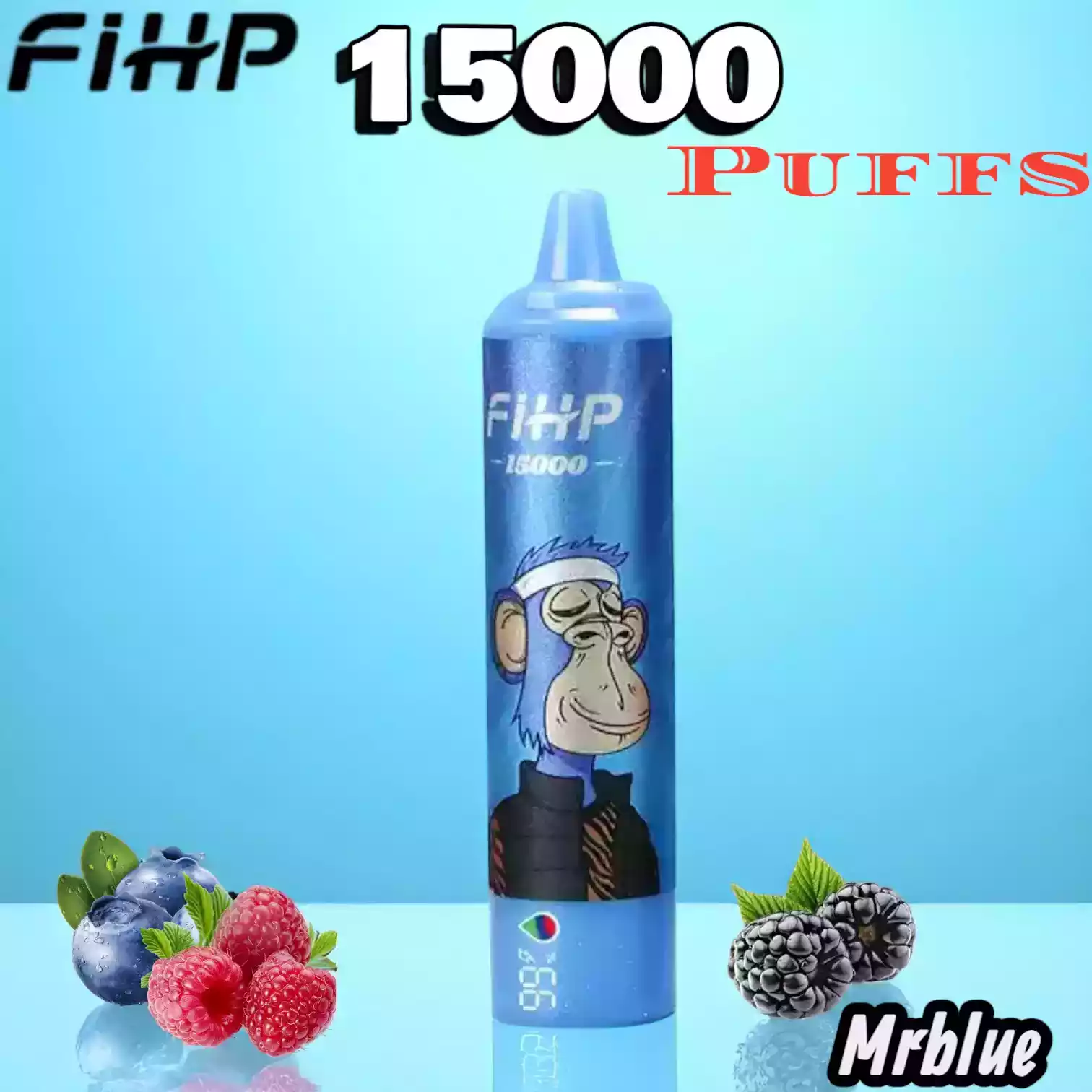FIHP 15000 Puffs Langlebige Einweg-E-Zigarette mit Mesh-Coil