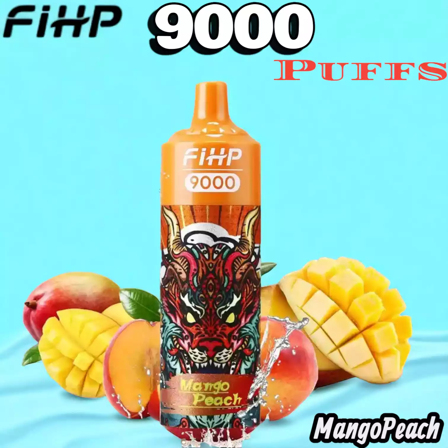 FIHP 9000 Puffs Langanhaltender Genuss mit RGB-Licht und Mesh-Coil