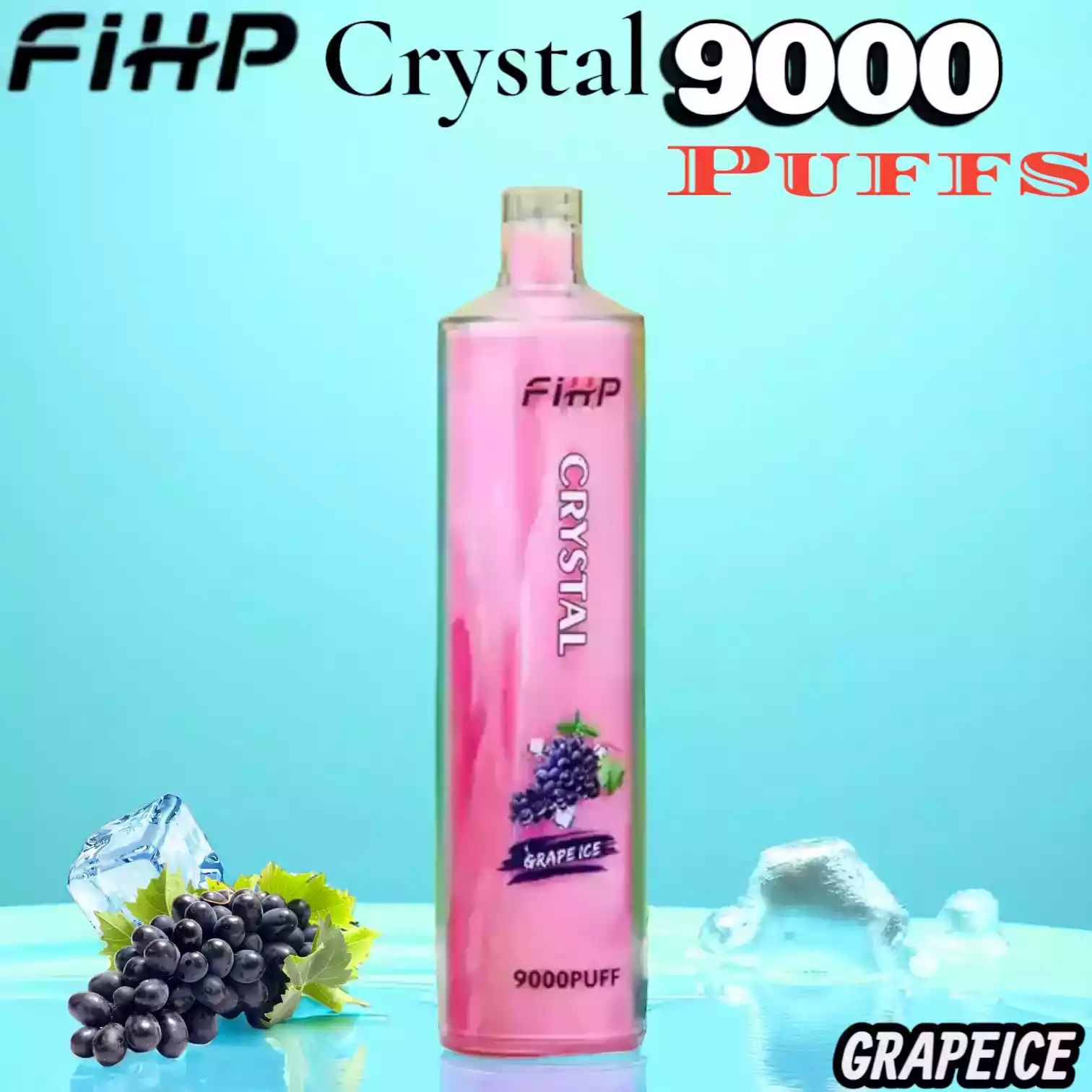 FIHP Crystal 9000 Puffs Langlebige Einweg-E-Zigarette mit Mesh-Coil