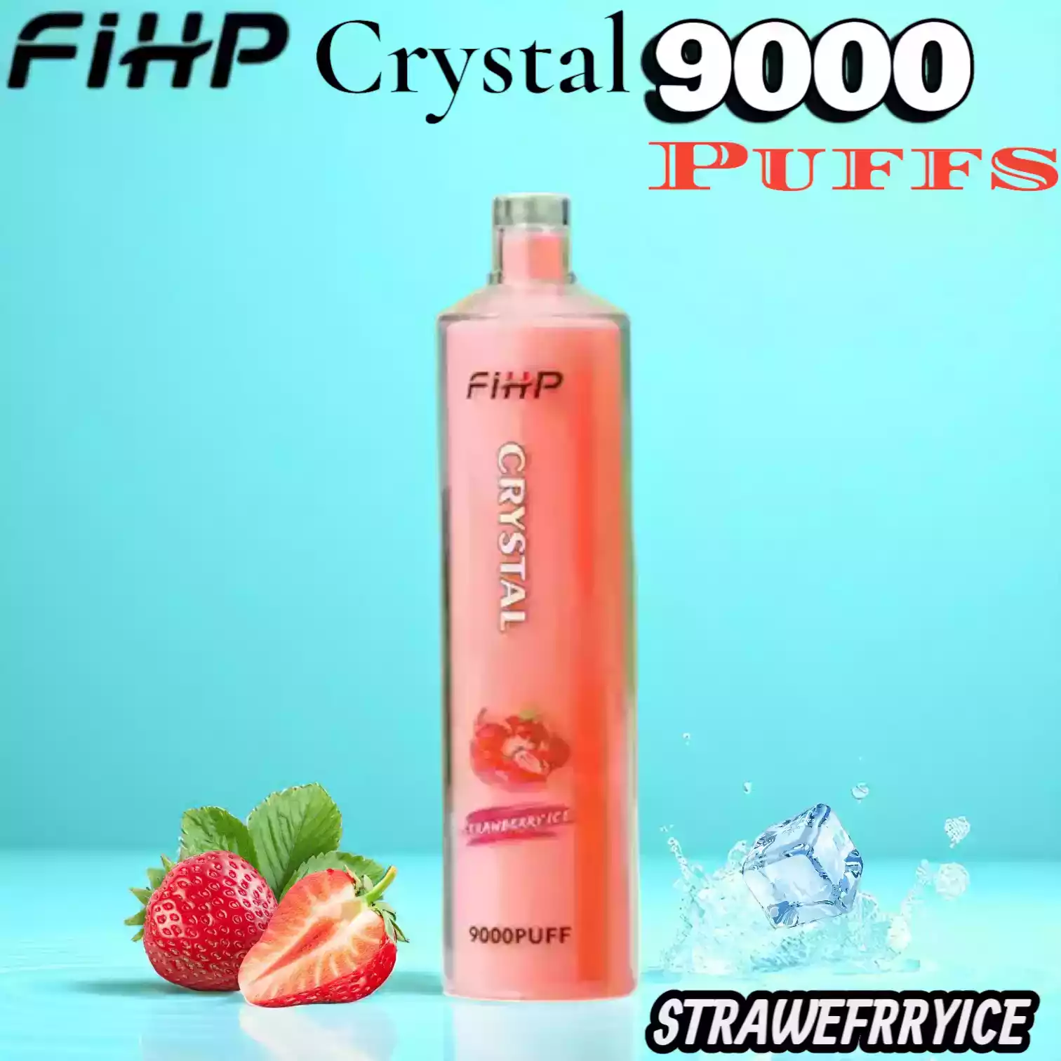 FIHP Crystal 9000 Puffs Langlebige Einweg-E-Zigarette mit Mesh-Coil