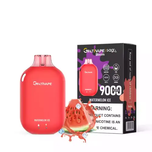 Grativape Boom 9000 Puffs Langlebiger Dampfgenuss mit 14ml E-Liquid